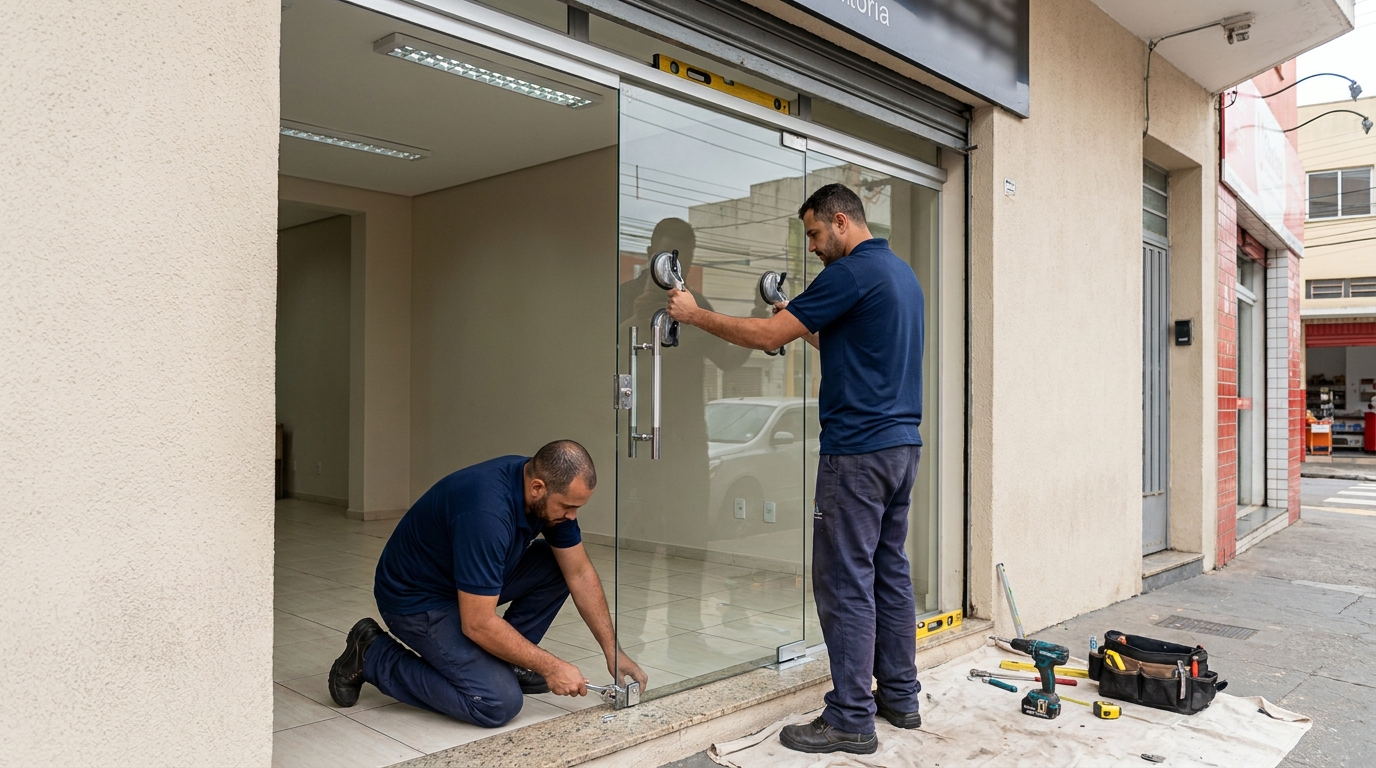 Portas Residenciais e Comerciais em Aparecida de Goiânia‑GO